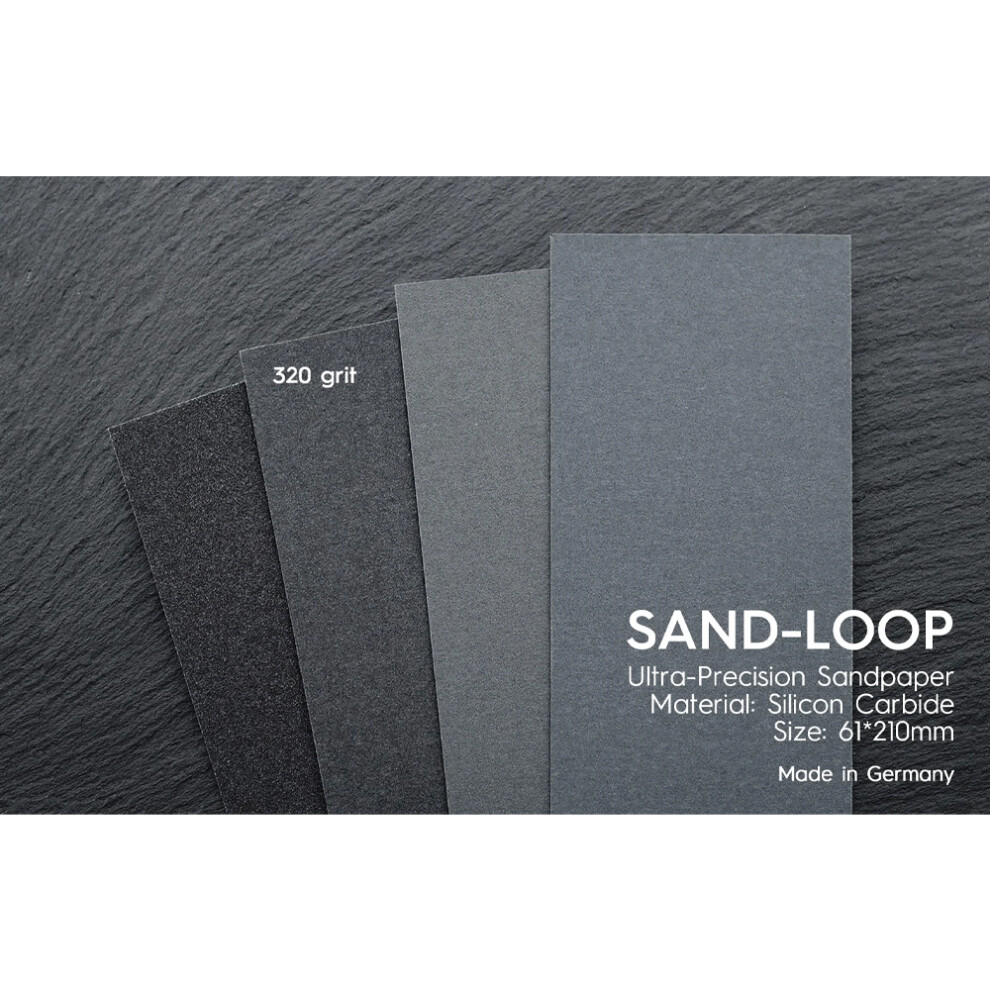 Gunprimer Sand-Loop Flat 320 Grit (2Pcs) Ultra-Precision Sandpaper 8809898440156