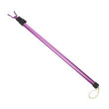 Varal telescópico para secar roupa em liga metálica roxa, 50 cm