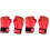2Stk Rote Kinder Boxhandschuhe PU Flame Effizienter Handschutz 2