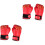 2Stk Rote Kinder Boxhandschuhe PU Flame Effizienter Handschutz 3