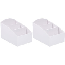 Akryl kaffebarorganisator med rum, 2-pak