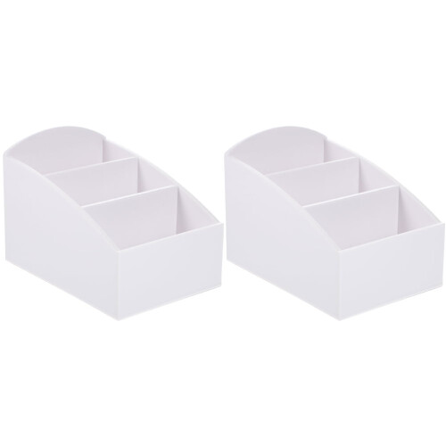 Acryl-Organizer für die Kaffeebar mit Fächern, 2er-Pack