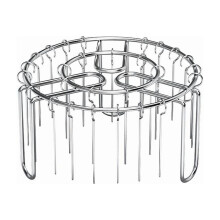 Grille de friteuse à air chaud pour brochettes de poulet et de viande