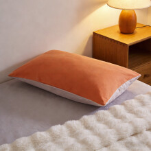 Taie d'oreiller en microfibre, taille standard, antidérapante