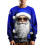 Herren-Weihnachtspullover, Weihnachtsmann-Strickpullover, 1-teilig 1