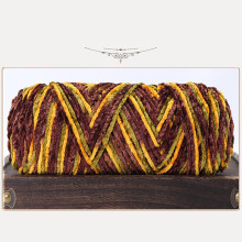 Chenille Yarn under $5 – Soft, Warm, Braided Crochet & Knitting Yarn for Scarves, DIY Winter Crafts – Compatible with Standard Hooks