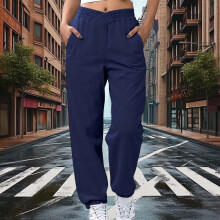 Sweat-shirt décontracté uni pour femme, col rond, manches longues, doux et confortable au quotidien – convient à toutes les saisons