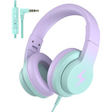 Ενσύρματα ακουστικά Over-Ear για παιδιά με μικρόφωνο, όριο έντασης 85dB