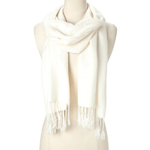 Lenço feminino leve e comprido, estilo clássico de luxo, em seda pashmina, cores sólidas, xale, estola, macio e quente para mulheres.