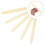 Set van 5 plastic briefopeners, beige, 20,5 cm 1