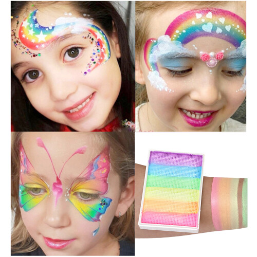 Split Cake Gesichts-/Körper-Make-up 50 g 7,8  5,5  2 cm 5-Farben 2