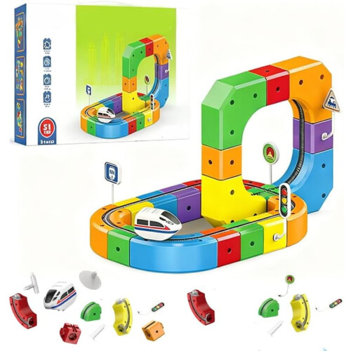 Circuit de train Saker Magical Fusion rechargeable par USB