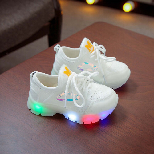 Παπούτσια UTTOASFAY για νήπια, βρέφη, κορίτσια, αγόρια, παπούτσια με φως LED, καθημερινά
