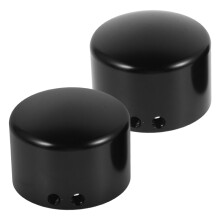 FRCOLOR2pcs Tapa de eje de rueda delantera para automóvil Tapa de cubo de rueda de aluminio Tapa decorativa de eje delantero Cubierta de cubo de