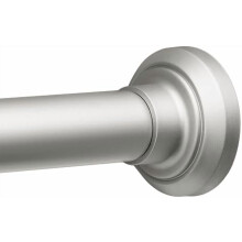 30-76" Adjustable Stainless Steel Shower Curtain Rod, No-Drill Spring Tension Rod for Bathroom/Closet/Window, Rustproof & Non-Slip, Nickel Finish