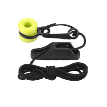 1 unidad #3025 Downrigger Weight Retriever Fairleader Cornamusa con cable de 78 pulgadas para pesca de arrastre y pesca de altura.
