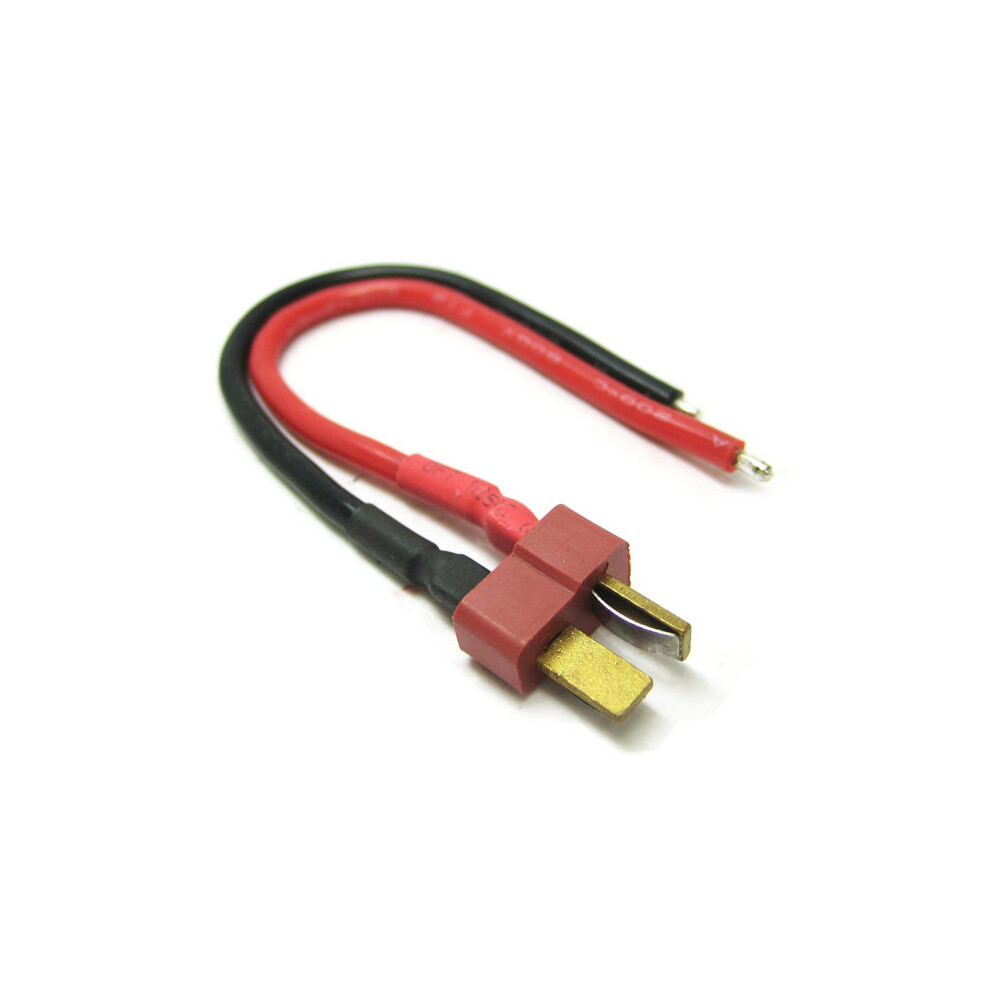 Etronix Male Deans Plug With 10Cm 14Awg Silicone Wire Et0620 5055323929533