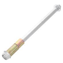 Eje de rueda trasera FRCOLOR fiable con espaciador para varias motocicletas. Eje de buje trasero de larga duración para taller de reparación de