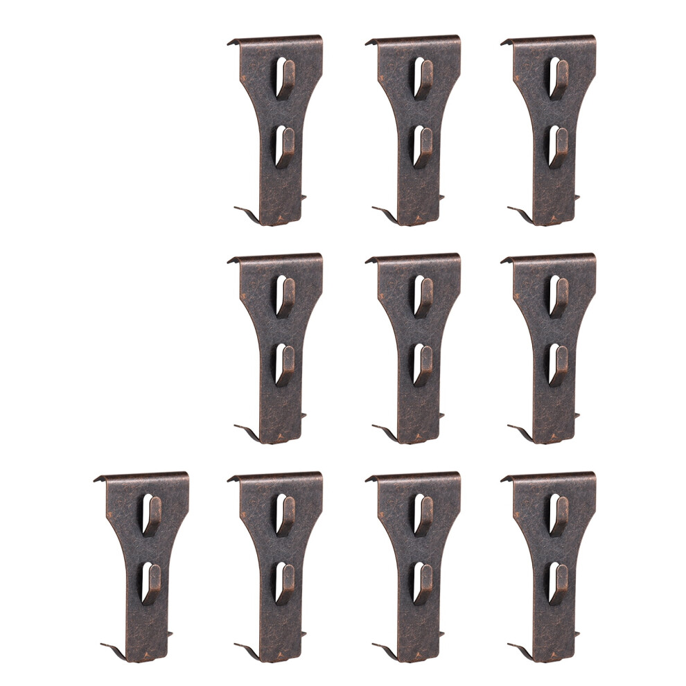 10 Pcs Brick Hook Clip Outdoor Hanging Hooks For 60-70Mm Brick In Height No Drilling Sliding Brick Hanger Clips For Festival Birthday Decoration 9448196274811