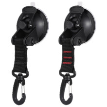 said2pcs Strap Suction Cup Hooks Heavy Duty Suction Cup Anchors Car Window Suction Cup Hooks Portable Hangers