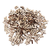 FRCOLOR200 stuks 15 mm DIY Doodle Educatief Speelgoed Kleine Natuurlijke Houten Schijfjes Scrapbooking Versieringen DIY Knutseldecoratie (Patroon met
