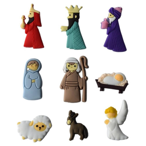 Kerststalversieringen (9 stuks)