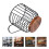 Coffee Organizer Rack Holder Black Wood 1Pack For Home Kitchen 1