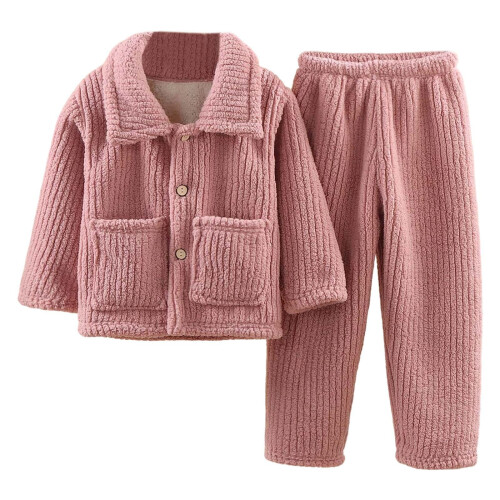 Σετ πιτζάμας Ediodpoh Flannel για παιδιά, απαλή χειμωνιάτικη πιτζάμα με μακριά μανίκια