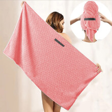 Holloyiver Microfiber Hair Towel, Hair Wraps for Women Wet Hair, Fast Drying Hair Turban, Anti Frizz Head Towels Wrap for Curly Hair 24.8 x 41.3Inch