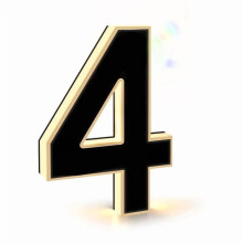 Outdoor Solar Digital Number Lights, Bright LED Address Sign with USB Backup, Weatherproof & Customizable for Events, Garden & Parties