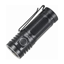 T1S V2 Mini-Taschenlampe mit magnetischem Endkappenverschluss, USB-C-wiederaufladbar, mit SST40-LED, 1212 Lumen, 184 Meter Leuchtweite – Schwarz CW
