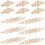 Wood Appliques Carved Natural Solid Wood 12 pcs 1