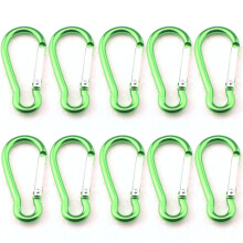 Gearrthóga Carabiner Cóimhiotal Alúmanaim, Gearrthóga Scaoilte Tapa Iniompartha, Pacáiste 5 nó 10 bpíosa