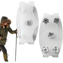 Ice Cleats for Shoes Boots 11cm 5-Stud 4 Pairs