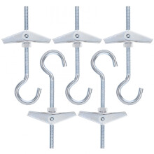 Toggle Bolts 5 Sets Toggle Anchor Wing Nut Toggle Bolt For Drywall For Hanging Heavy Item,3.54"X0.79"X0.2"