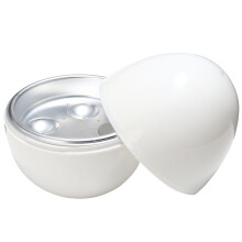 White Round Poaching Pan for Home Use, Whole Cooking, 1 Piece