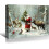 Toile murale Père Noël 45,7 x 30,5 cm 1