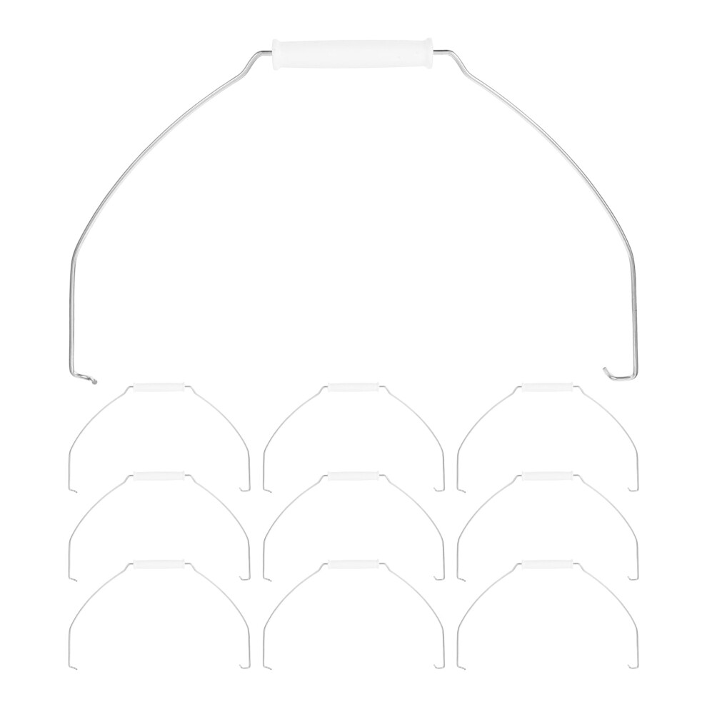 10Pcs Metal Bucket Handle Replacements Sturdy Grip For Household Pails Water Grips 9338982276306