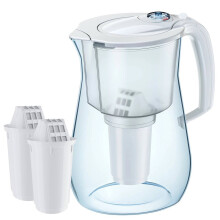 Eco-friendly AQUAPHOR Provence Water Filter Jug 4.2L White w/ 2 x A5 Filters Cartridge