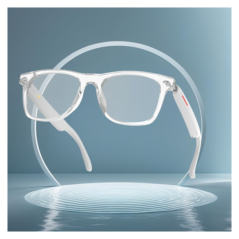 Fanruina Smart Audio Glasses With Polarized Lenses, Semi-Rimless Design, Low Latency Audio, Touch & Ai Voice Control, 5H Battery – Compatible With 9159805714818