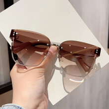 Lunettes unisexes sans monture à atténuation automatique