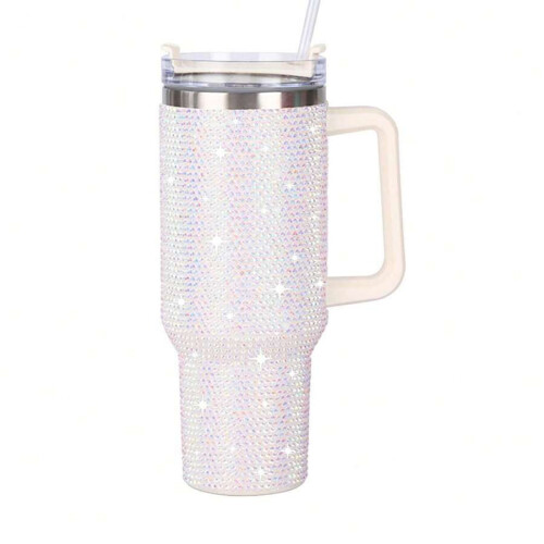 Bling-tumbler med nitter, 40 oz rustfrit stål isoleret