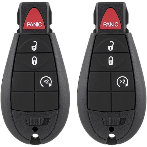Télécommande de remplacement pour Dodge Ram GQ4-53T (lot de 2)