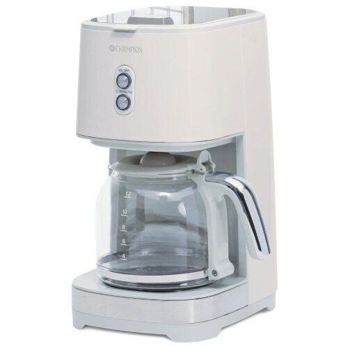 Champion Kaffemaskine 12-kopper/1,5 L KB610 Creme White Series