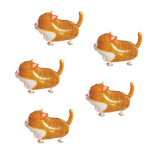 5 Pcs Inflatable Paw Little Cat Balloon Animal Balloons Kids Toy Baby