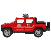 Rotes Feuerwehrauto-Spielzeug für Kinder – Legierung & ABS, Rückziehmechanismus