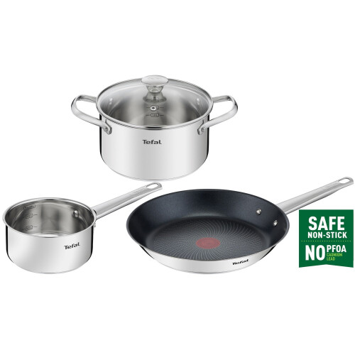 Tefal Cook-Eat-Set 4-teilig aus Edelstahl