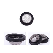 40Pcs Black Rubber Gasket for Shower Hose Head Sealing Washers 1In