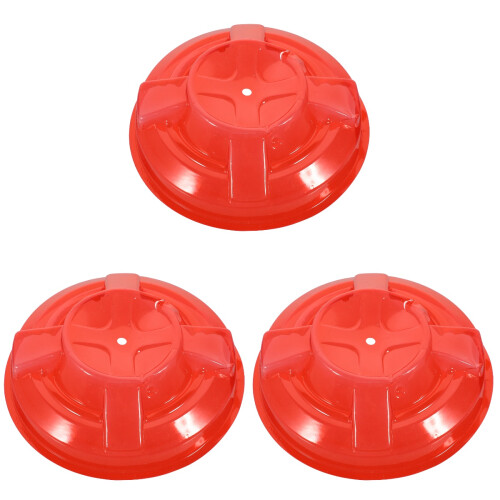 3Pièces Protections Plastique Rouge Détecteurs Anti- 1