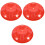 3Pièces Protections Plastique Rouge Détecteurs Anti- 3